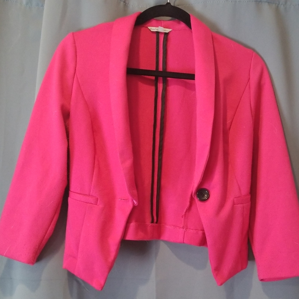 Pink blazer